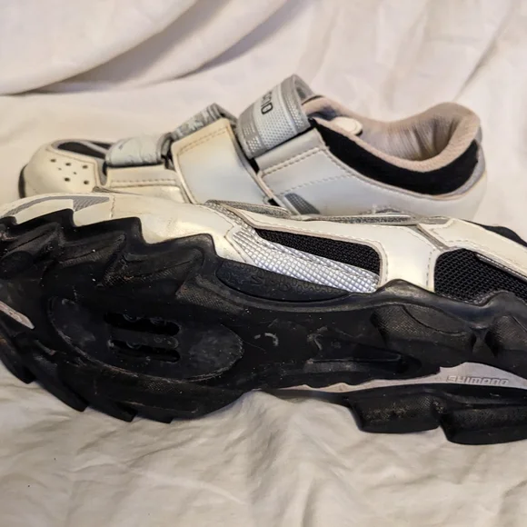 90's / Y2K Shimano SH-WM60 mountain bike SPD shoes US 7.2 EUR 39 - Picture 3 of 5